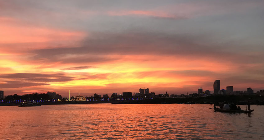 Sunset Cruise on Mekong River